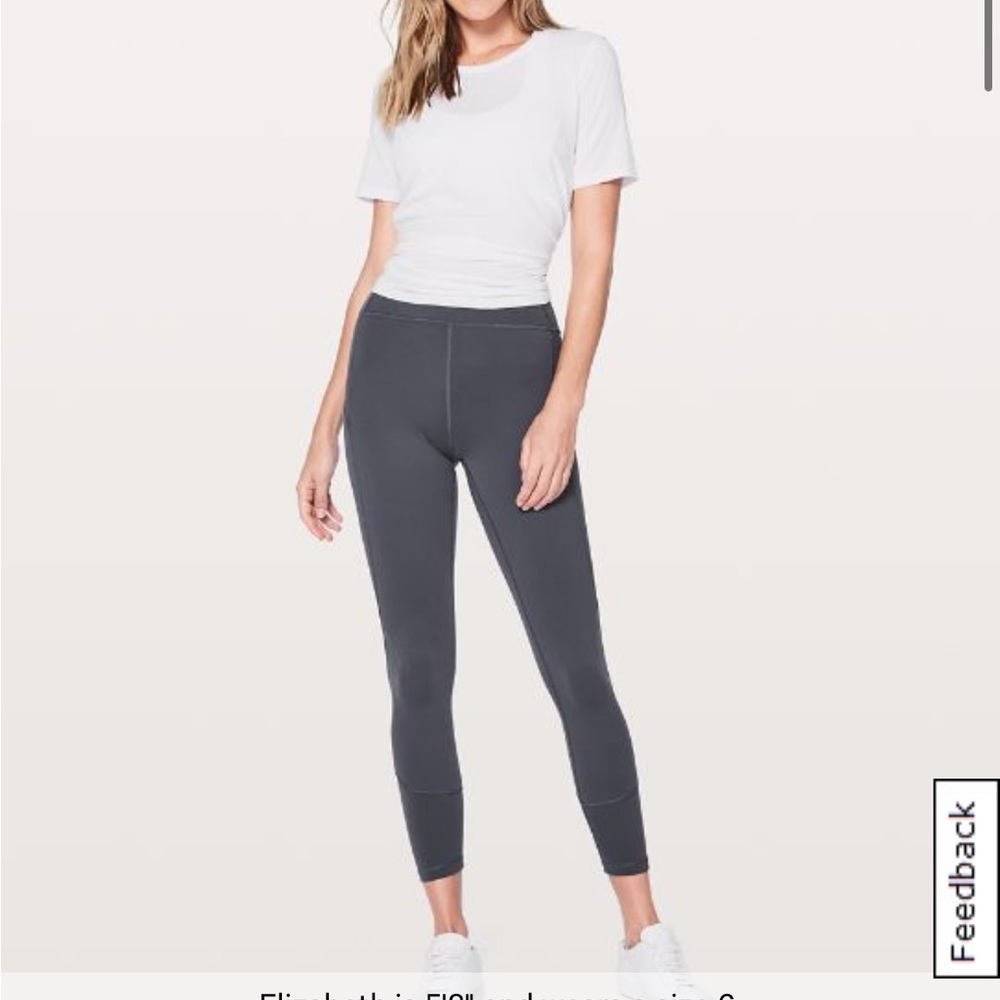 Lululemon in movement tight - olive green